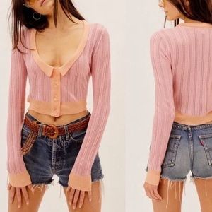 FOR LOVE & LEMONS CROP TOP LONG SLEEVE